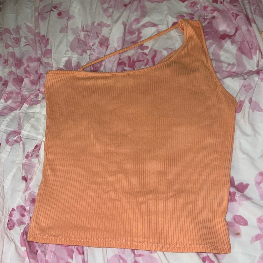 Linen rose botique off the shoulder tank top